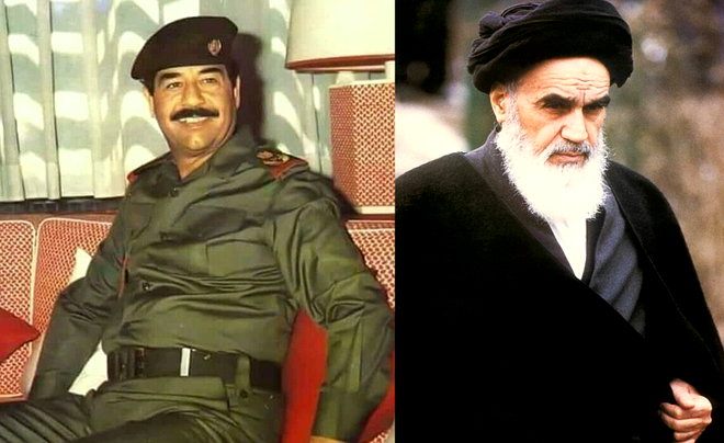 Războiul dintre Irakul condus de Saddam Hussein și Iranul condus de Ayatollahul Khomeini. Israelul sprijină Iranul. Sursa Foto: Wikipedia Commons 