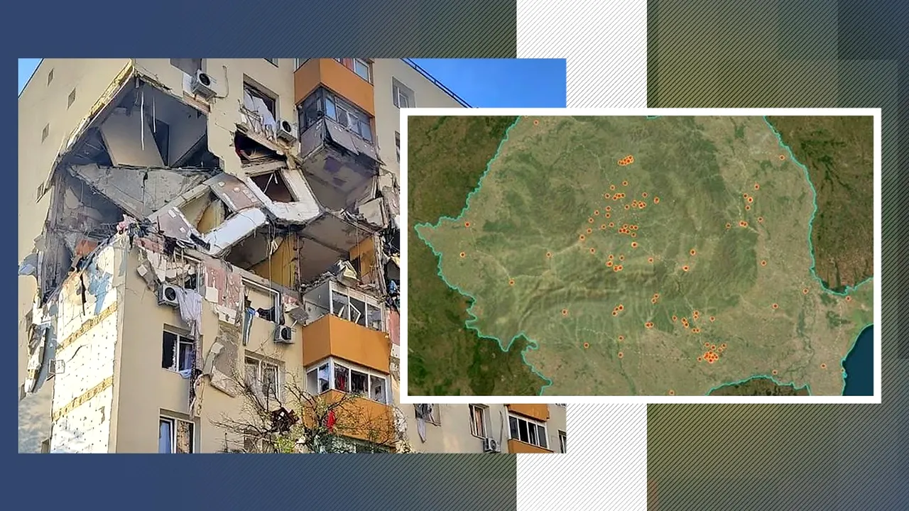 „Call Before You Dig”. Harta României a evenimentelor cu potențional catastrofal de explozie