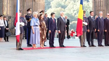 Nicușor Dan, primit de președintele Cehiei, Petr Pavel, la Castelul Praga. Ce se află pe agenda discuțiilor