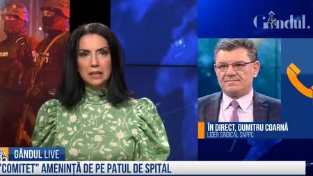 GÂNDUL LIVE. Dumitru Coarnă, liderul SNPPC: „CCR a luat o decizie constituțională. Amenzile în starea de urgență sunt exagerat de mari!”
