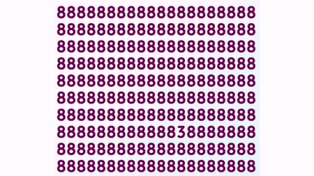 Iluzie optică VIRALĂ| În maximum 3 secunde, găsiți cifra 3 „ascunsă” în această imagine!