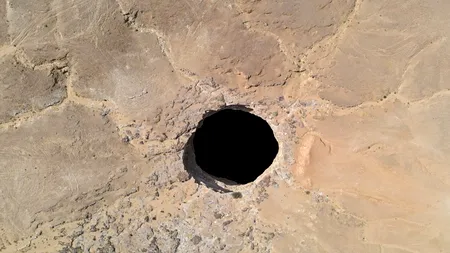 Groapa din deșert care îi fascinează pe cercetători. Oamenii locului se tem de demonii care ar putea ieși din „Gura Iadului”