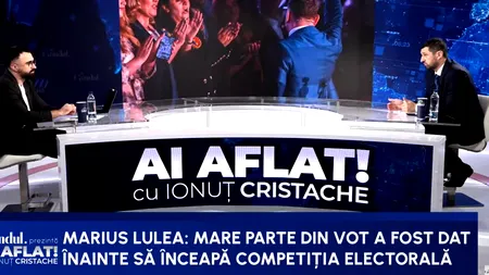 Marius Lulea: Se resetează jocul politic. Nu se mai ține cont de ceea ce s-a întâmplat
