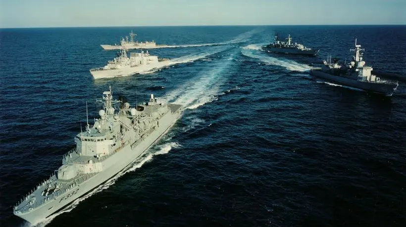 Cinci nave militare NATO au sosit într-un port din Lituania