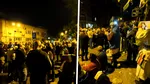 A opta noapte de proteste în fața Arestului Central, unde este închis Călin Georgescu. Susținătorii acestuia au afișat un banner cu mesajul „Vocile incomode nu se reduc la tăcere prin cătușe”