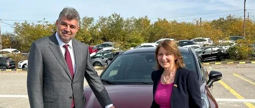 Kathleen Kavalec, ambasadoarea SUA în România, TEST DRIVE cu Ford Courier alături de Marcel Ciolacu: ”Premierul României conduce foarte bine!”