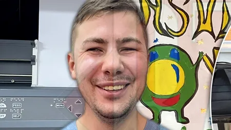 Povestea înduioșătoare a lui Silviu din Târgu Frumos, tânărul complet nevăzător care a ajuns profesor de limba și literatura română într-un liceu din Iași