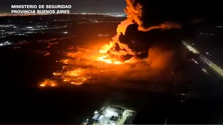 Explozie puternică, urmată de incendiu, în Argentina, într-o zonă industrială la sud de Buenos Aires. Peste 20 de persoane rănite
