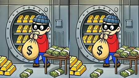 TEST IQ | Aceste două poze par identice, dar nu sunt. Găsiți 3 diferențe în 19 secunde!