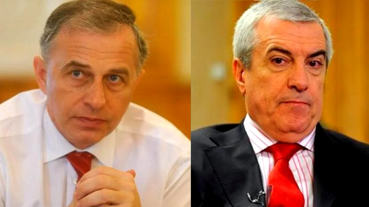 Foștii președinți ai PNL și PSD riscă să rămână fără colegii la parlamentare. Tăriceanu și Geoană, la mâna lui Antonescu și Ponta