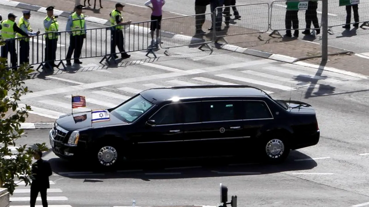 Limuzina lui Obama, defectată în Israel după ce a fost alimentată cu motorină în loc de benzină