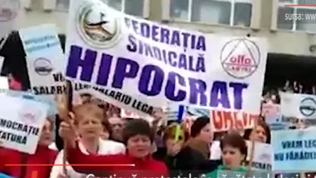 Continuă protestele în sănătate. Angajații, nemulțumiți de reducerea veniturilor