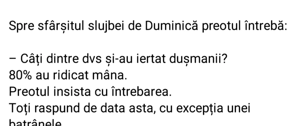 BANCUL ZILEI | Doamna Mary și slujba de duminică