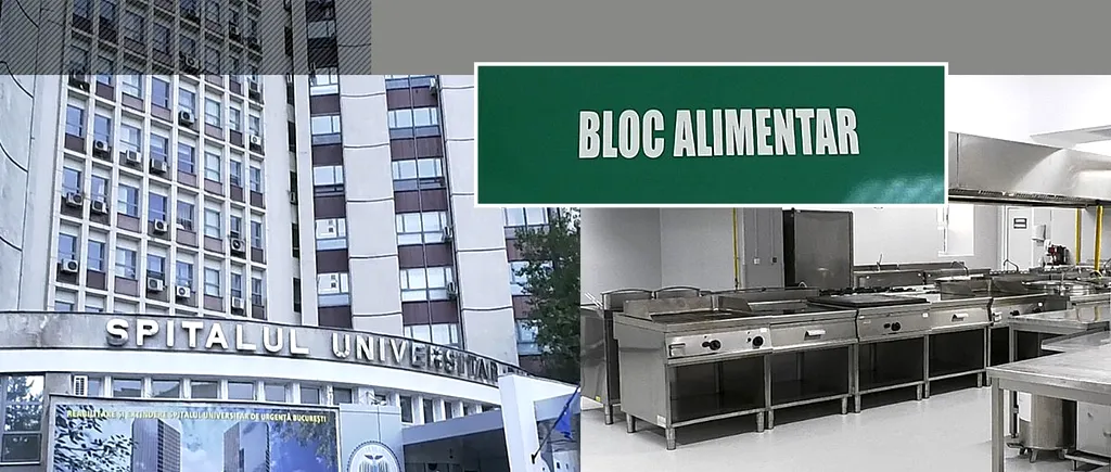 VIDEO | Renovarea Blocului Alimentar din cadrul Spitalului Universitar de Urgență București, finalizată. „Am făcut o investiție de 150.000 de euro”
