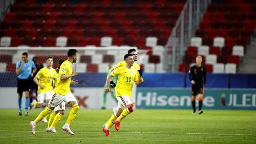 România U21 a remizat cu Olanda U21, scor 1-1, în grupele EURO 2021