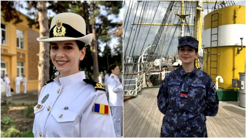 Cum este să fii FEMEIE în Marina Militară. Povestea Dalianei, o tânără din Alba care acum pregătește ofițeri