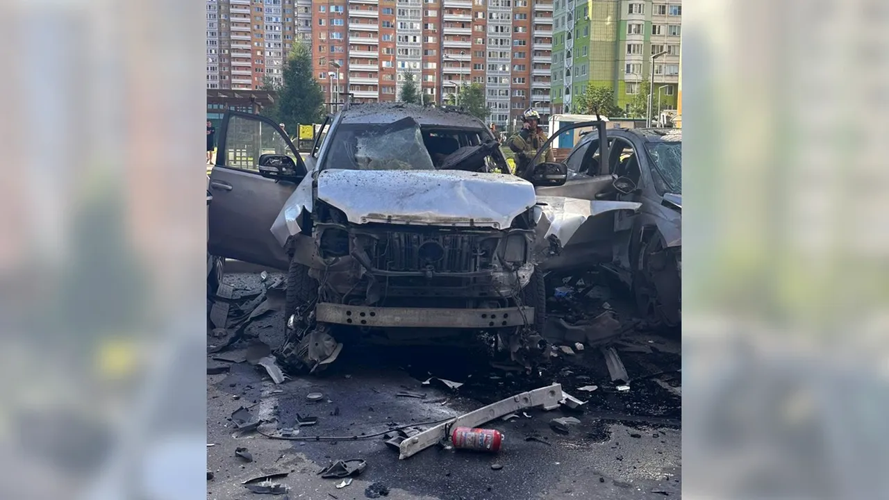 Doi răniți după explozia unei mașini, la Moscova. Una din victime ar fi ofițer GRU