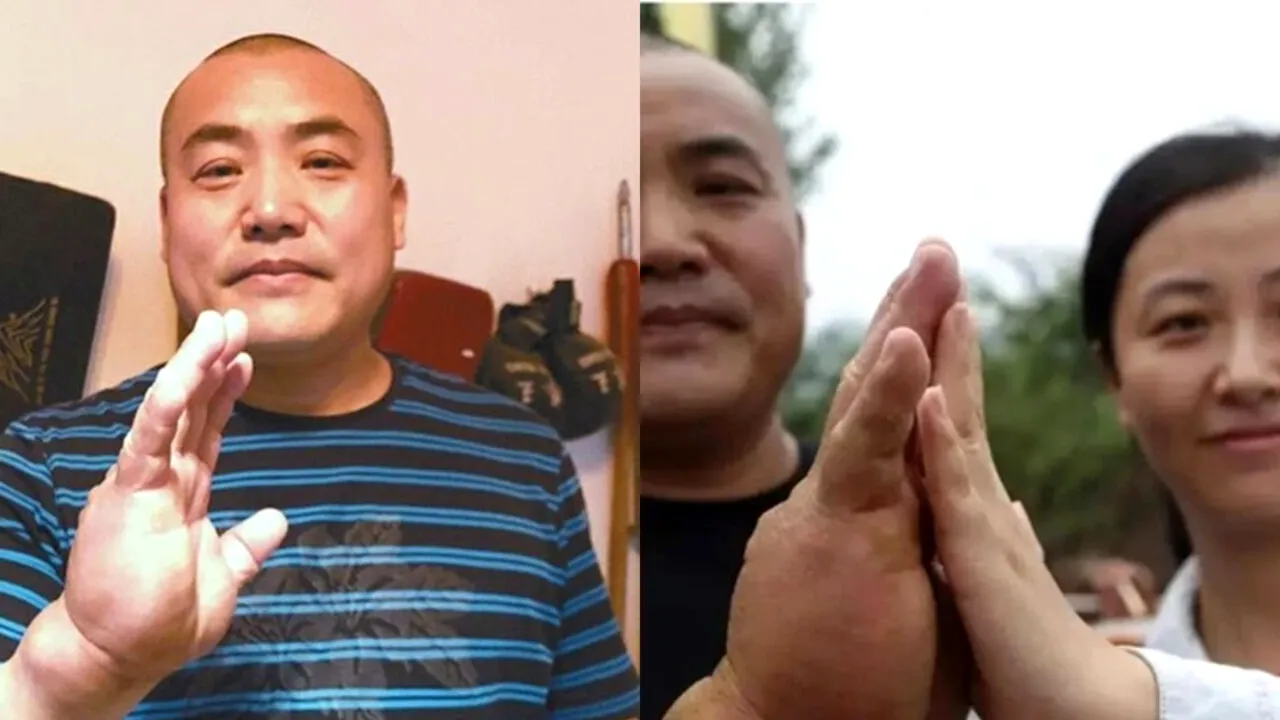 Motivul pentru care Zhang are palme groase de 8 centimetri. Antrenamentul și-a pus amprenta asupra fizicului său