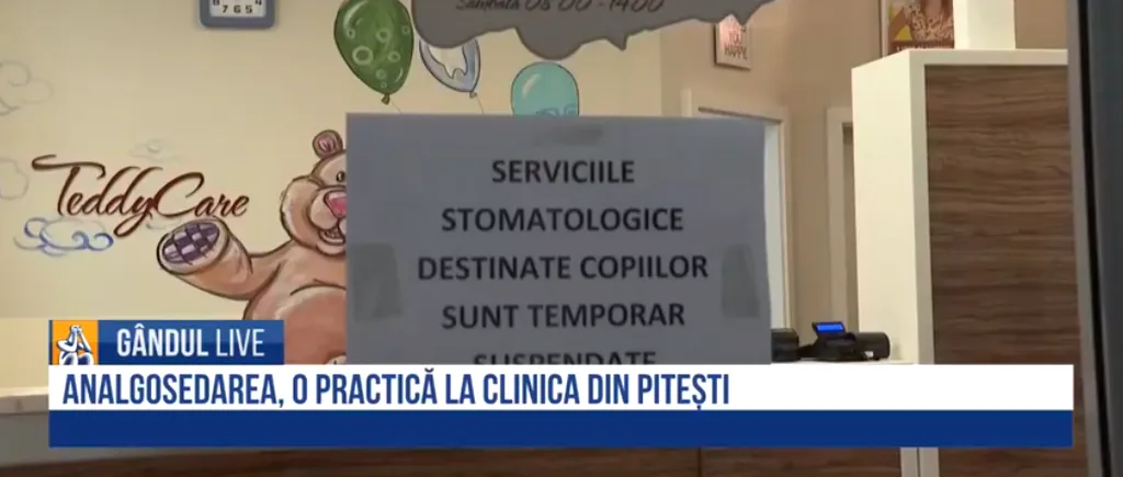 EXCLUSIV | Analgosedarea, practică frecventă în clinica stomatologică din Pitești. Mărturisirile mamei unei fetițe de 3 ani: „Medicul mi-a spus că nu există niciun risc”