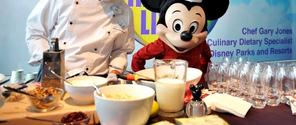 Decizia prin care Disney vrea să încurajeze alimentația sănătoasă în rândul copiilor