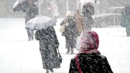 Ciclon polar peste România! Vin ninsorile, iar temperaturile scad considerabil