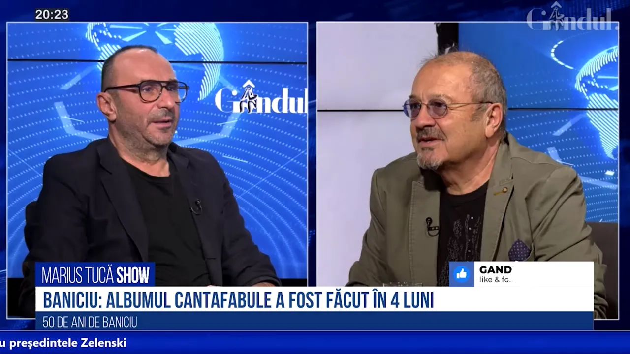 VIDEO | Mircea Baniciu: „Cantafabule a fost un act artistic pe care ni l-am permis. Muzica de pe acel album nu a fost înțeleasă. După spectacol, lumea ieșea ca împușcată”