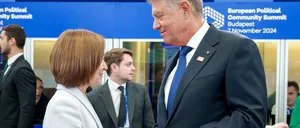 Klaus Iohannis a felicitat-o pe Maia Sandu pentru noul său MANDAT în cadrul Summitului Comunităţii Politice Europene