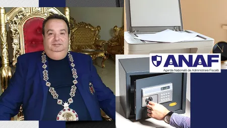 Dorin Cioabă CIORDIT de ANAF! Seiful și imprimanta casei regale din Sibiu, din sediul Staborului, scoase la mezat de Fisc
