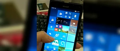 Au apărut primele imagini cu smartphone-ul vârf de gamă cu Windows 10 pe care Microsoft se pregătește să îl lanseze