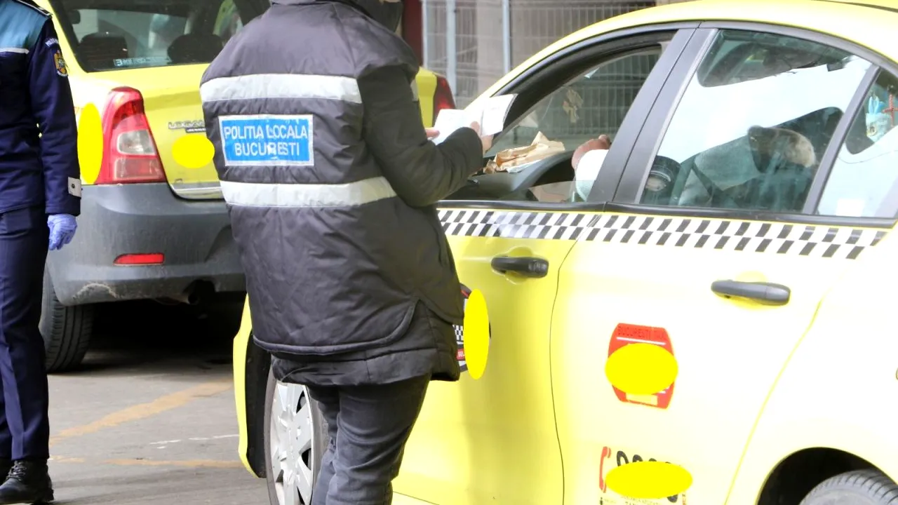 Amenzi uriașe pentru taximetriștii din Gara de Nord. Ce nereguli au descoperit polițiștii