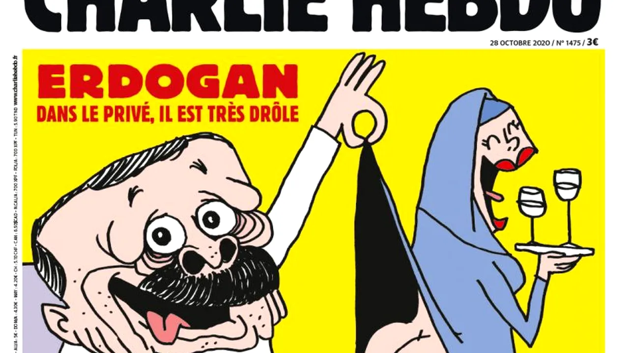 Erdogan, caricaturizat și el de Charlie Hebdo! Președintele Turciei va lua foc după ce va vedea asta!