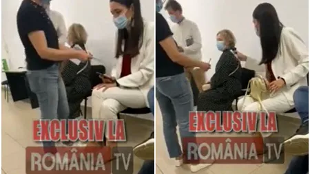 Au apărut noi imagini cu Clotilde Armand, în seara alegerilor locale. Se află în holul sediului Biroului Electoral al Sectorului 1, alături de soțul său (VIDEO)