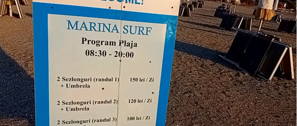 Mai scump ca la Saint-Tropez: Prețul IREAL cu care se închiriază un loc de pus cearceaful pe plajă, la Mamaia / „Senzații tari pe litoralul românesc!”