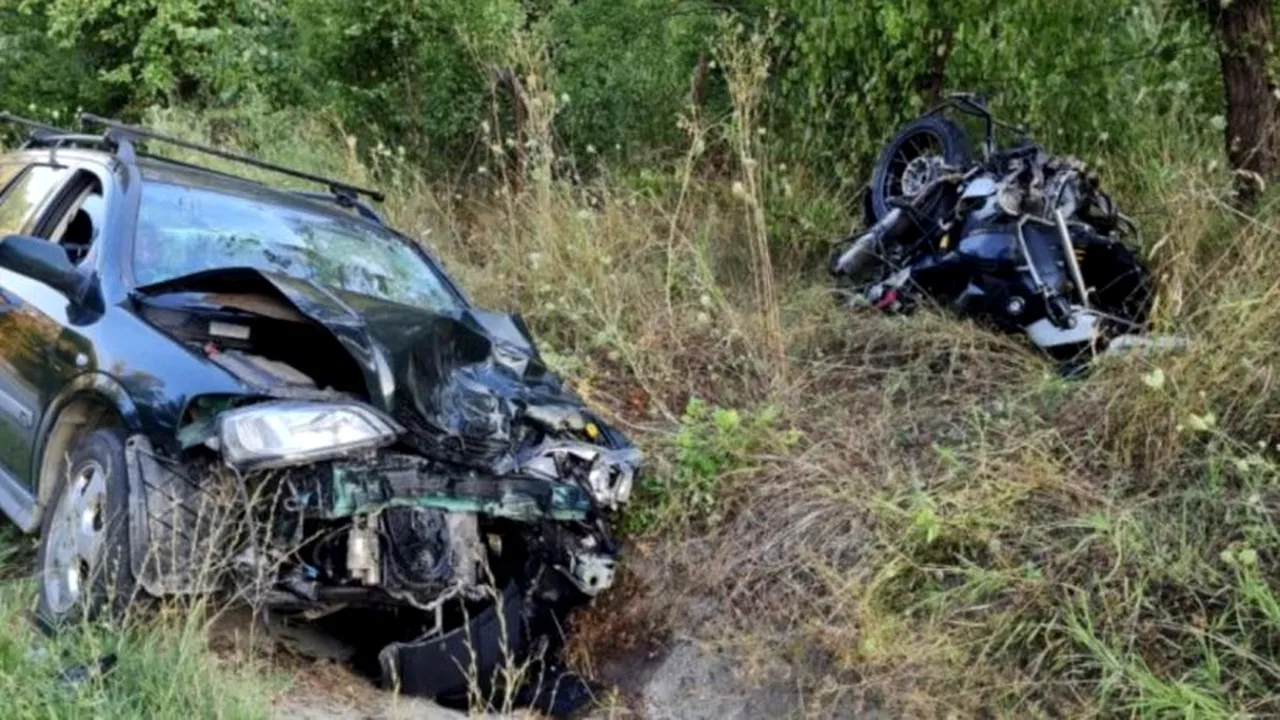 Motociclist polonez, ucis de un șofer băut pe un drum din Gorj. Ce alcoolemie avea bărbatul care a provocat accidentul