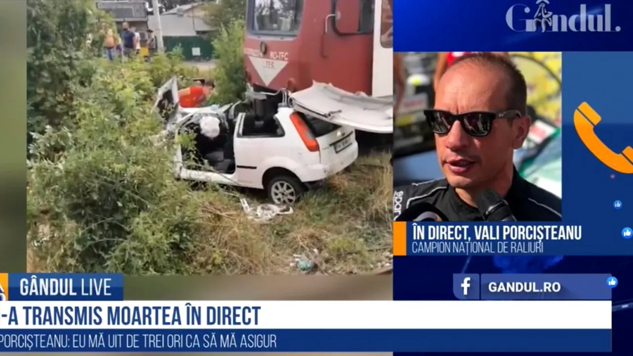 GÂNDUL LIVE. Vali Porcișteanu, după accidentul din Prahova: Dacă vizibilitatea nu ne permite, poate ne dăm jos și din mașină și ne uităm așa, după colț. / E vorba de viața noastră