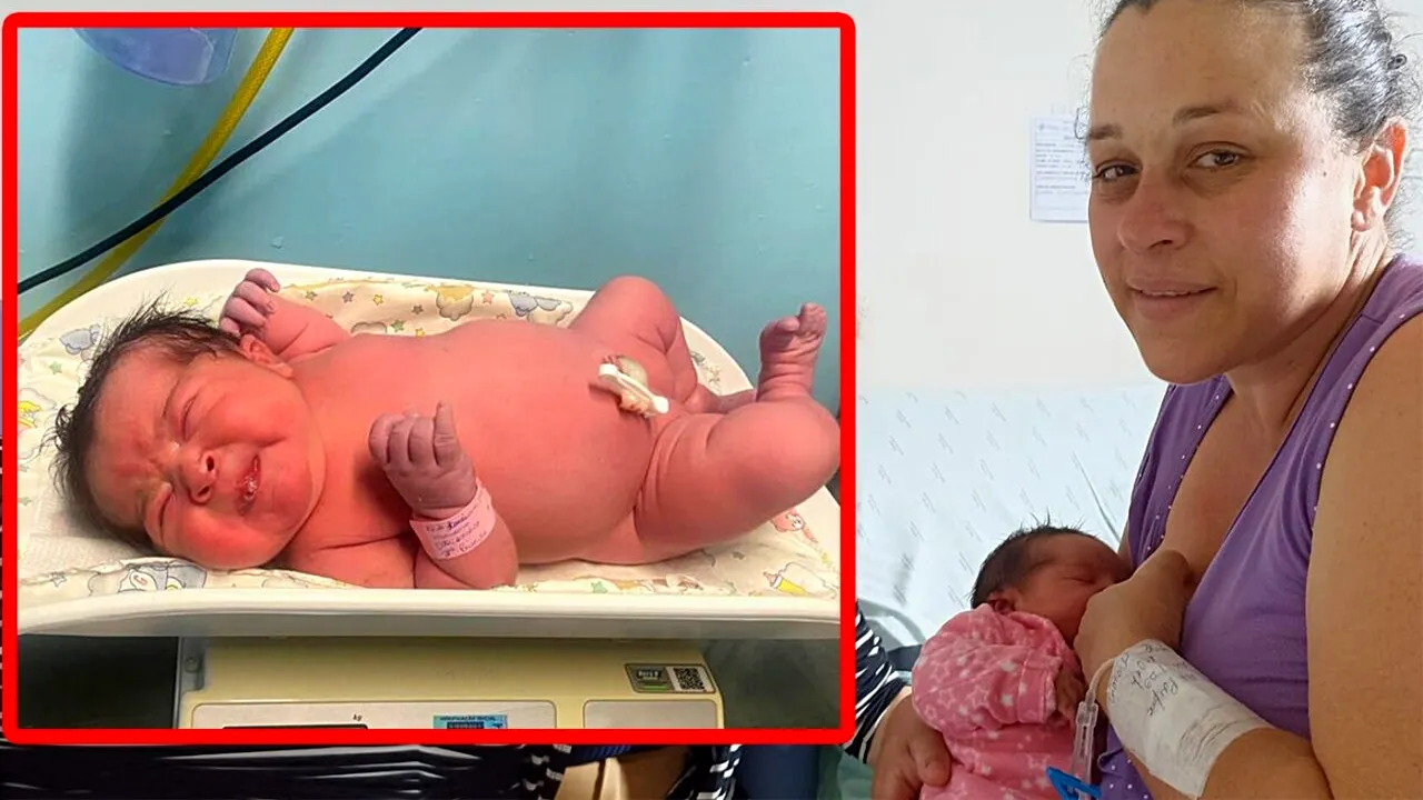 Luciana a născut un bebeluș macrosom, prin cezariană. Medicilor nu le-a venit să creadă: Femeia era la menopauză!