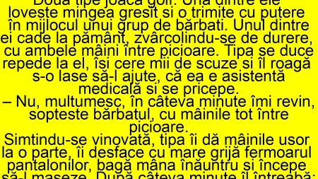 BANCUL ZILEI | Două tipe jucau golf