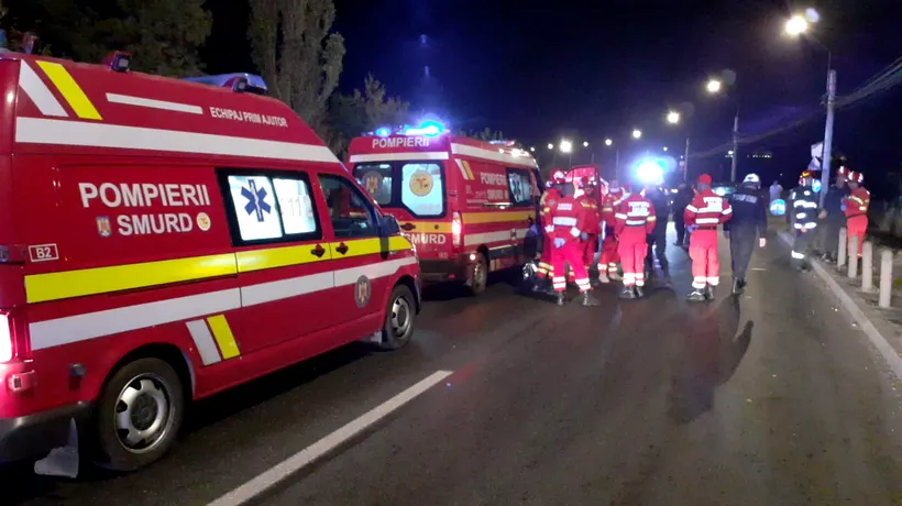Accident grav pe DN1, la Balotești. 16 mașini implicate, șase persoane la spital | Galerie FOTO