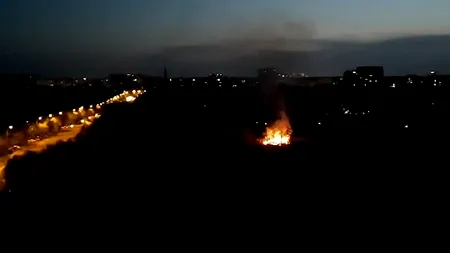 VIDEO | Parcul Cuza, incendiat a doua oară. Cine este piromanul