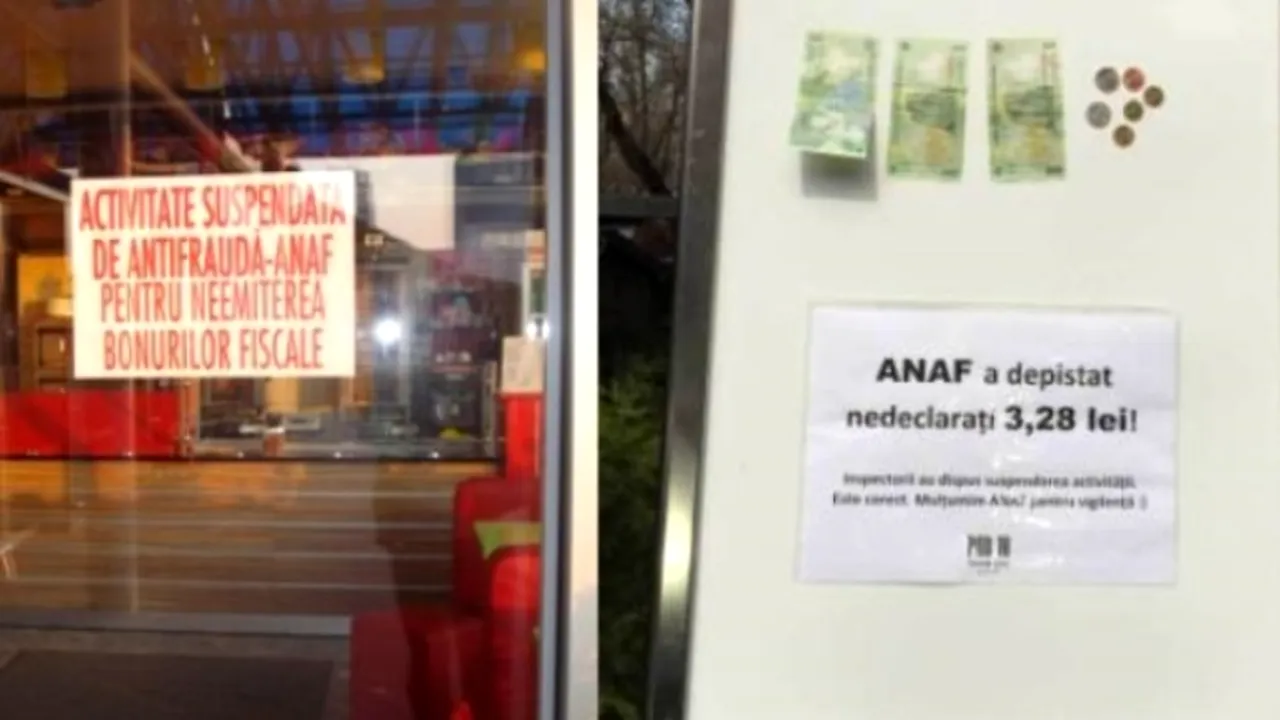 Fiscul a închis un local pentru 3 LEI. Au mai rămas de recuperat 100 DE MILIARDE