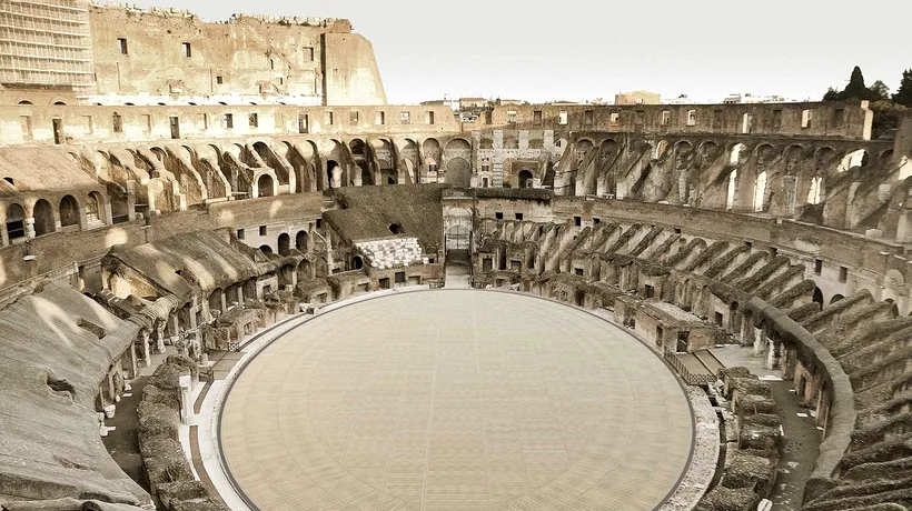 Colosseumul de la Roma va fie dotat cu o podea specială: Vizitatorii vor putea vedea marele monument chiar din locul în care luptau gladiatorii - VIDEO