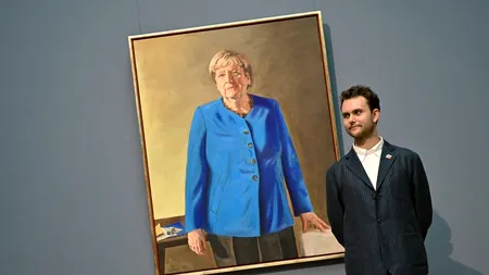 Potretul lui Merkel atrage tot mai mulți vizitatori la Muzeul Bode din Berlin