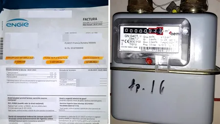 Un bărbat din Ploiești a primit o factură de 2.337 de lei la gaze: 
