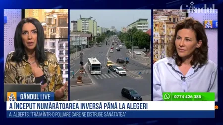 GÂNDUL LIVE. Adina Alberts, candidat la Primăria Sectorului 1: „Vreau să am posibilitatea să fac tot ce mi-am propus pentru oameni, fără intermediari”