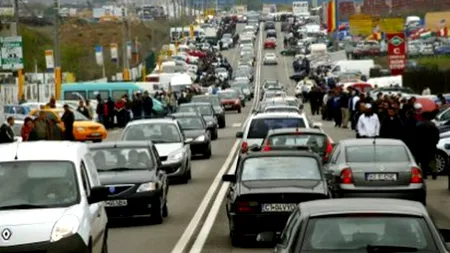 Atenție, șoferi! Aglomerație pe autostrada A1 Pitești - București, trafic în coloană la intrarea în Capitală