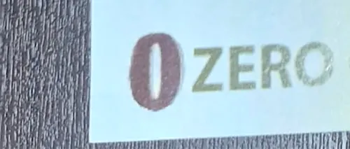 Orașul din România în care a apărut bancnota de zero lei. Cum arată