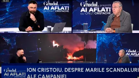 POLL „Ai aflat! cu Ionuț Cristache”: «Credeți că s-a terminat cariera politică a lui Călin Georgescu?»