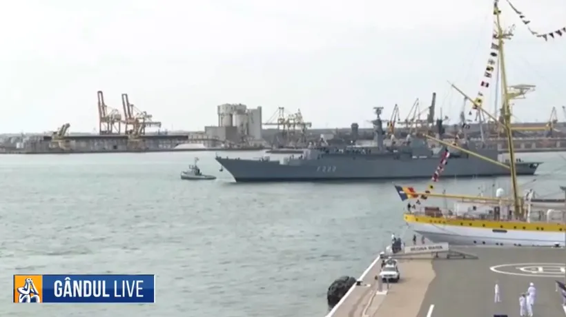 Ziua Marinei Române, sărbătorită fără spectacori din cauza pandemiei. Klaus Iohannis și Ludovic Orban participă la evenimentele din Portul Militar Constanţa (VIDEO)