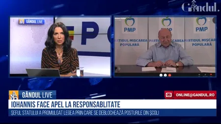 GÂNDUL LIVE. Candidatul PMP la Primăria Capitalei, Traian Băsescu: „La nivelul guvernului lucrurile sunt pierdute de sub control” / „În România sunt doi politicieni care mint cum respiră”