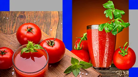 Sucul de ROȘII, o băutură înviorătoare, sănătoasă și bună la gust. Cum se prepară și ce beneficii are pentru sănătate